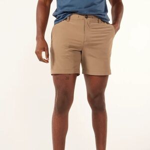 Men's Mid Khaki Chubbies w 6" inseam
